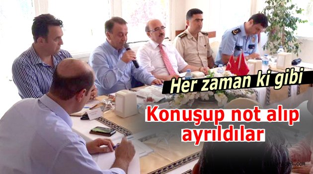 Silivri'nin sorunlarını konuştular