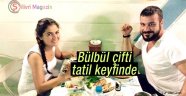 Bülbül çifti tatil keyfinde