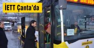 Çanta'dan bin Beykent Metrobüs'te in