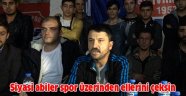 'Siyasi abiler spor üzerinden ellerini çeksin'