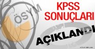 KPSS sonuçları açıklandı. Tıkla öğren!