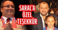 Başkan Kalko'dan Saral'a özel teşekkür