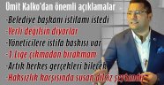 Belediye başkanı istifamı istedi