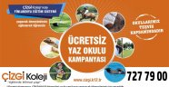 Çizgi Koleji'nden ücretsiz yaz okulu