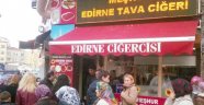 Edirne Ciğeri için sıraya girdiler