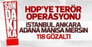 HDP'ye terör operasyonları