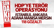 HDP'ye terör operasyonları