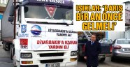 Işıklar'dan Diyarbakır'a yardım TIR'ı