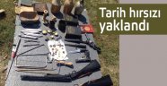 Komşu ilçede tarih hırsızı yakalandı