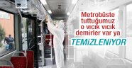 Metrobüslerde kış temizliği