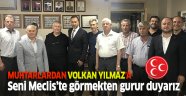 Muhtarlardan Volkan Yılmaz'a gurur temennisi