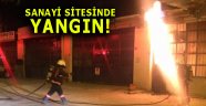 Sanayi sitesinde yangın