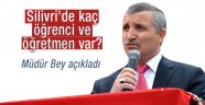 Silivri'deki öğrenci ve öğretmen sayısı