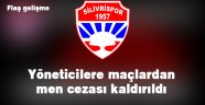 Silivrispor'da maçlardan men cezası kaldırıldı