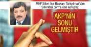 Türkyılmaz: AKP'nin sonu gelmiştir