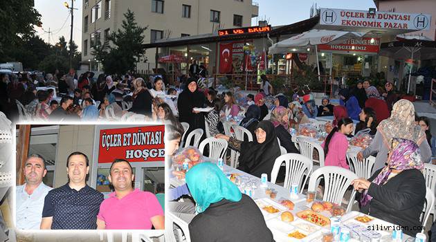 Üçler Et Dünyasından 1000 kişilik iftar