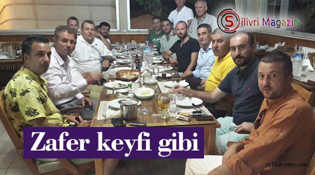 'Zafer' keyfi gibi