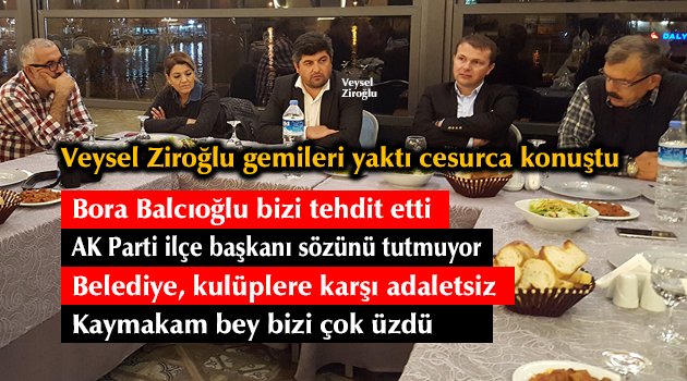 Ziroğlu'ndan Kaymakam ve Belediye başkanına